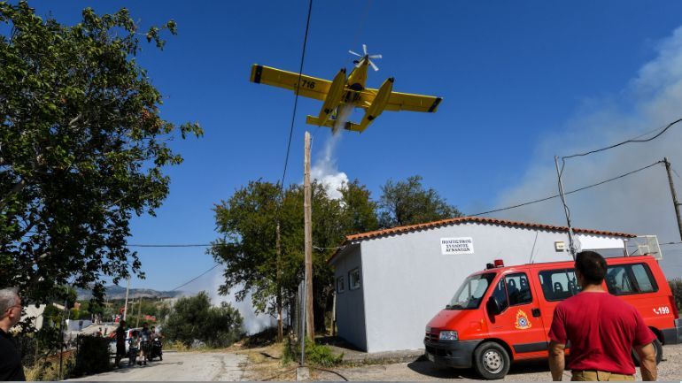 Πυρκαγιά σε χορτολιβαδική έκταση στην Παλική Κεφαλονιάς